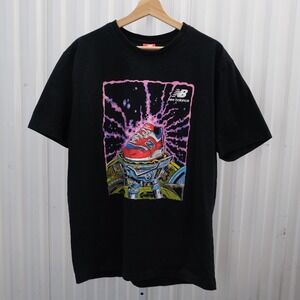 New Balance 997 x Gigzilla Creative Lab T Shirt Men's Size Large Black‎